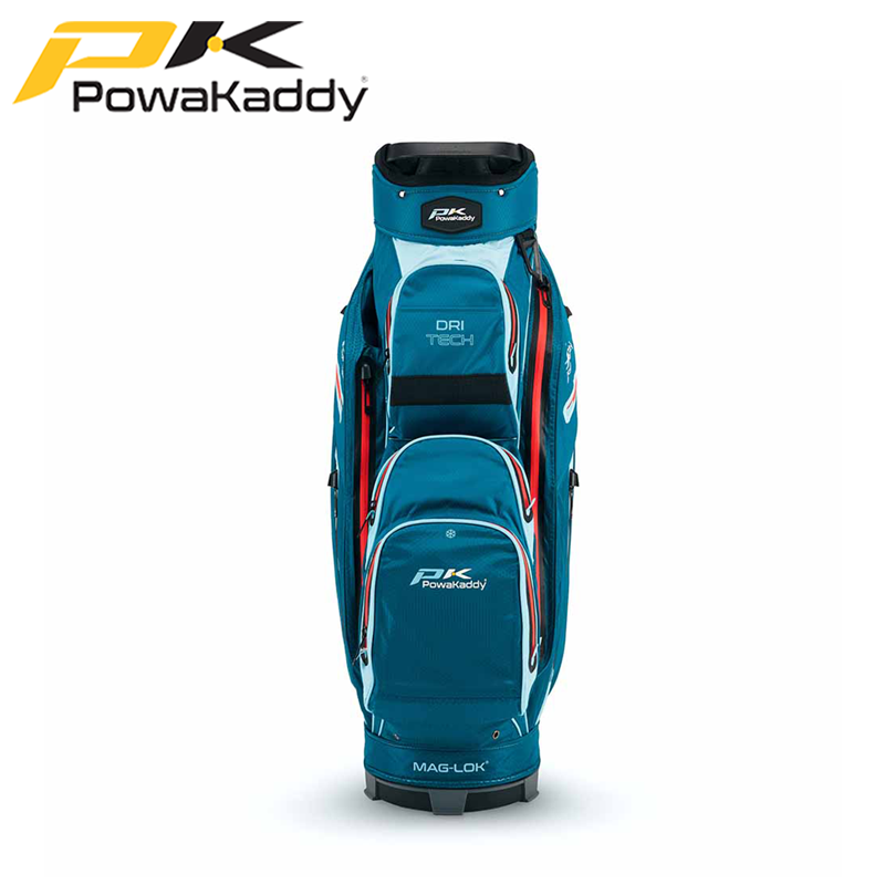 Powakaddy-Dri-Tech-Cart-Bag-Blue-Red-Front