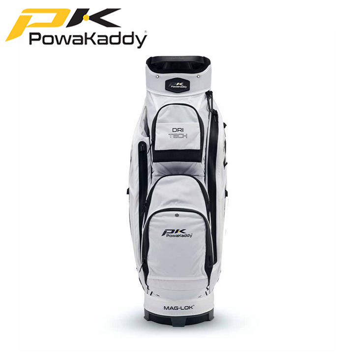 Powakaddy-Dri-Tech-Cart-Bag-White-Front