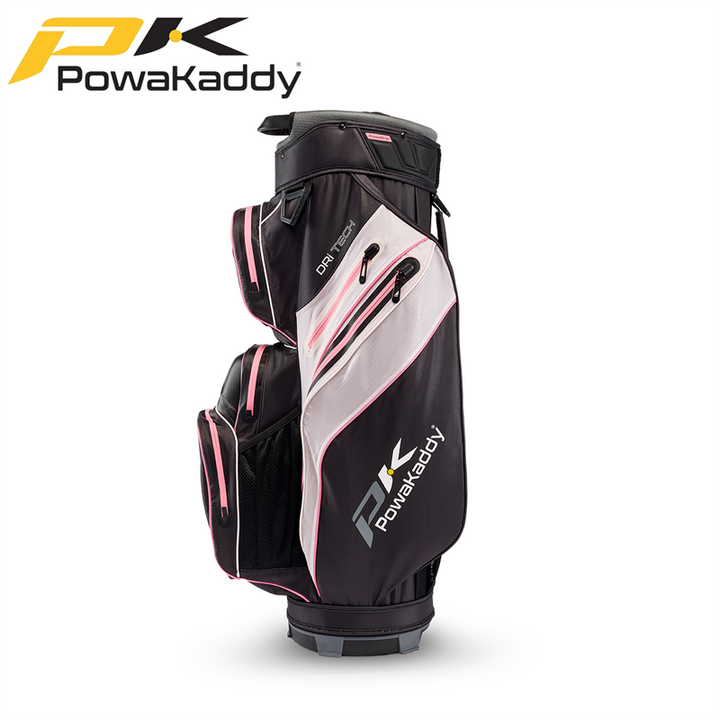 Powakaddy-Dri-Tech-Golf-Bag-Black-Pink-Side