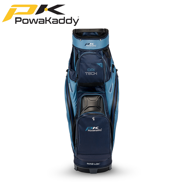 Powakaddy-Dri-Tech-Golf-Bag-Navy-Blue-Front