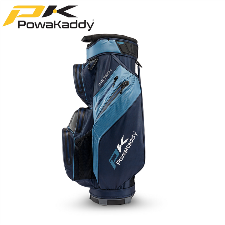 Powakaddy-Dri-Tech-Golf-Bag-Navy-Blue-Side