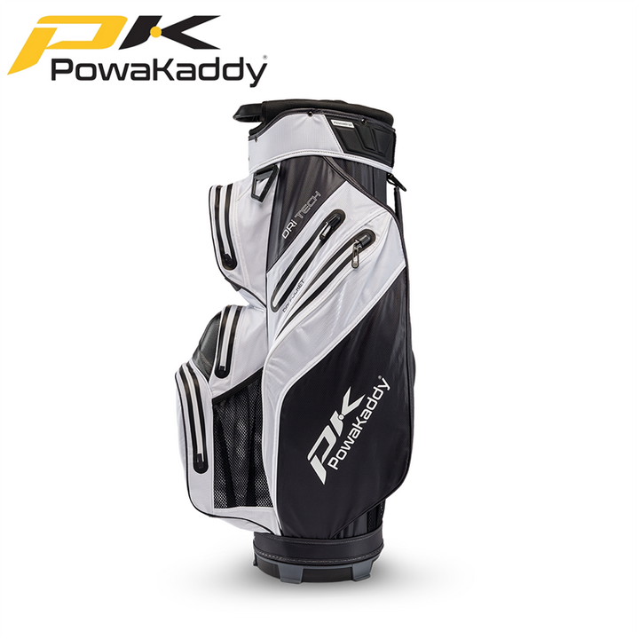 Powakaddy-Dri-Tech-Golf-Bag-White-Black-Side