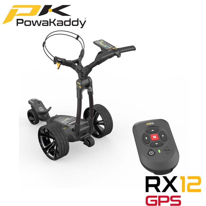Powakaddy-RX12-GPS-Remote-Stealth-Black-High-Angled-Controller