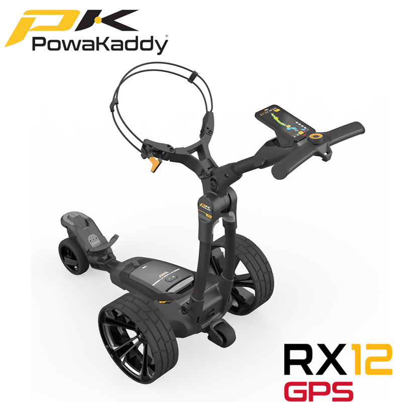 Powakaddy-RX12-GPS-Remote-Stealth-Black-High-Angled