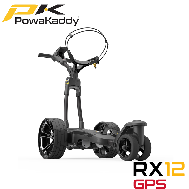 Powakaddy-RX12-GPS-Remote-Stealth-Black-Low-Angled