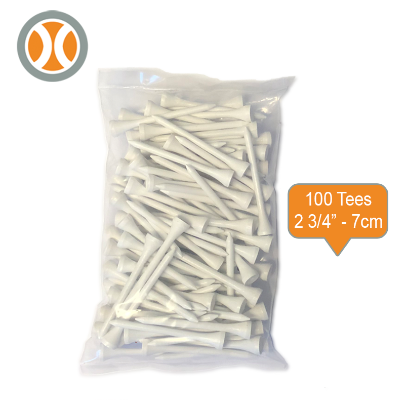 Wooden Tees 2 & 3/4" / 7cm - 100 Pack