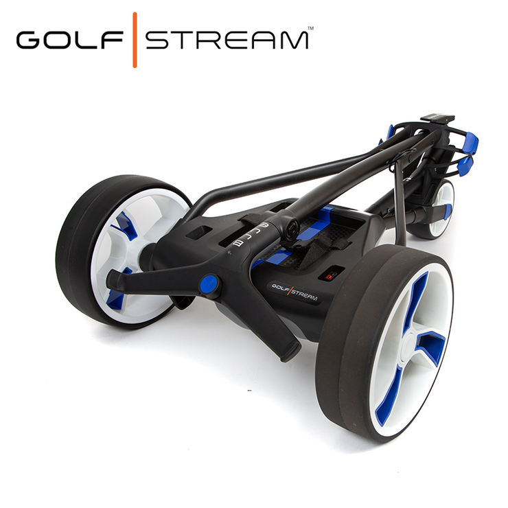 Golfstream-Blue-Electric-Golf-Trolley-Folded1
