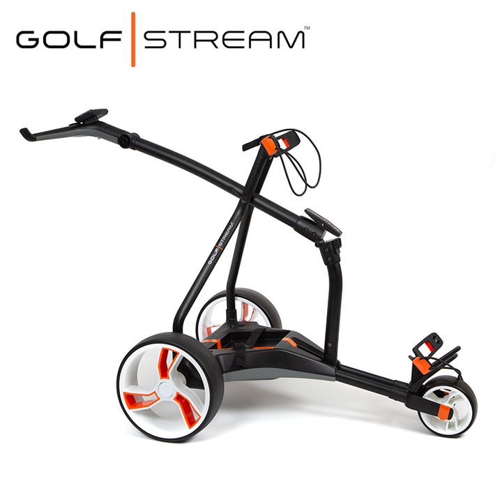 Golfstream Vision - Electric Golf Trolley with Caddy White Screen