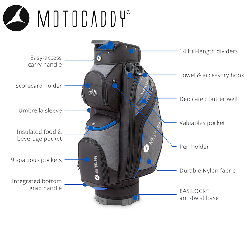 Motocaddy-Club-Series-Golf-Bag-Features