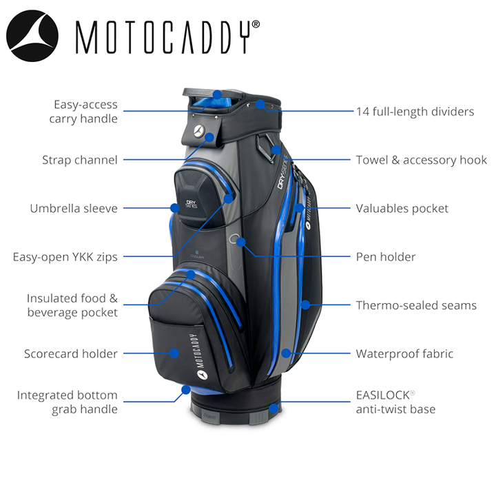Motocaddy-Dry-Series-Golf-Bag-Features