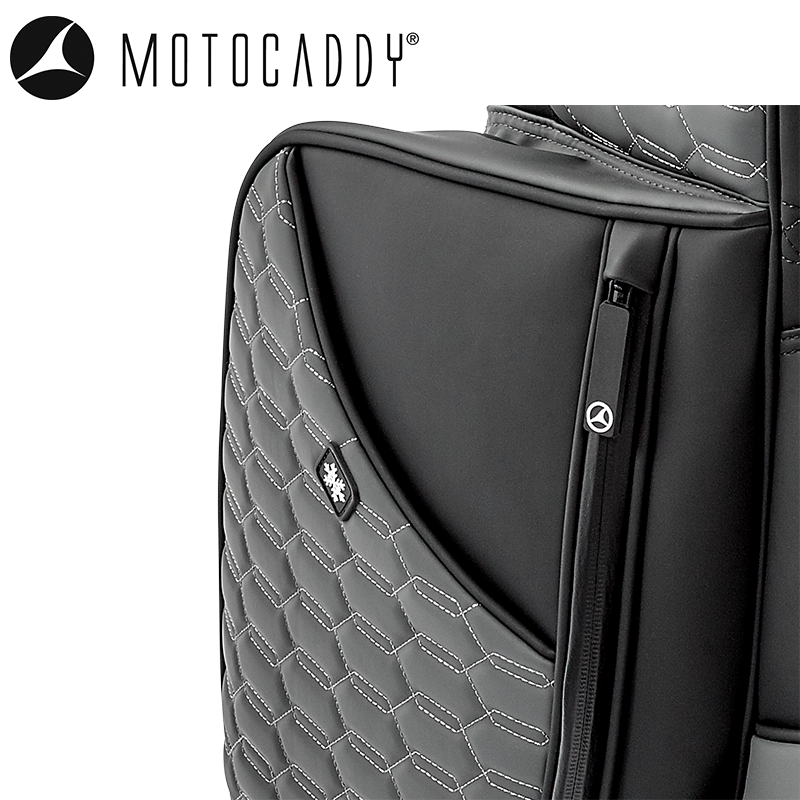 Motocaddy-Elite-Flex-Golf-Bag-Black-Charcoal-Beverage-Pouch