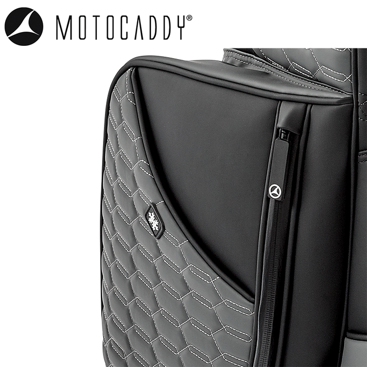 Motocaddy-Elite-Flex-Golf-Bag-Black-Charcoal-Beverage-Pouch