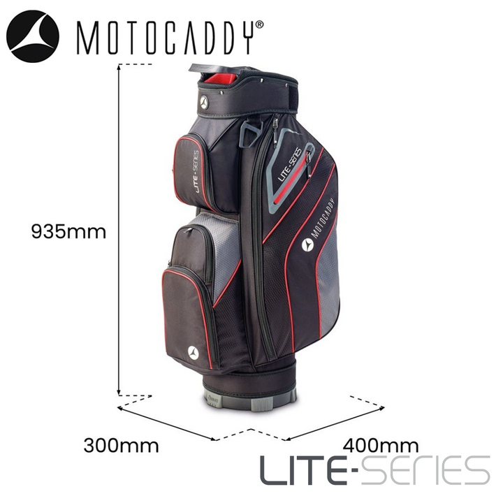 Motocaddy-Lite-Series-Golf-Bag-Black-Red-Specifications