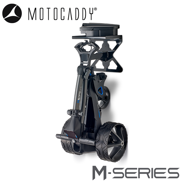 Motocaddy-M-Series-Caddy-Rack-With-Trolley-Battery