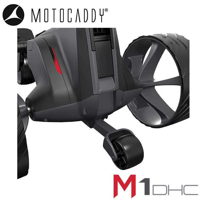 Motocaddy-M1-DHC-Electric-Trolley-Anti-Tip-Wheel