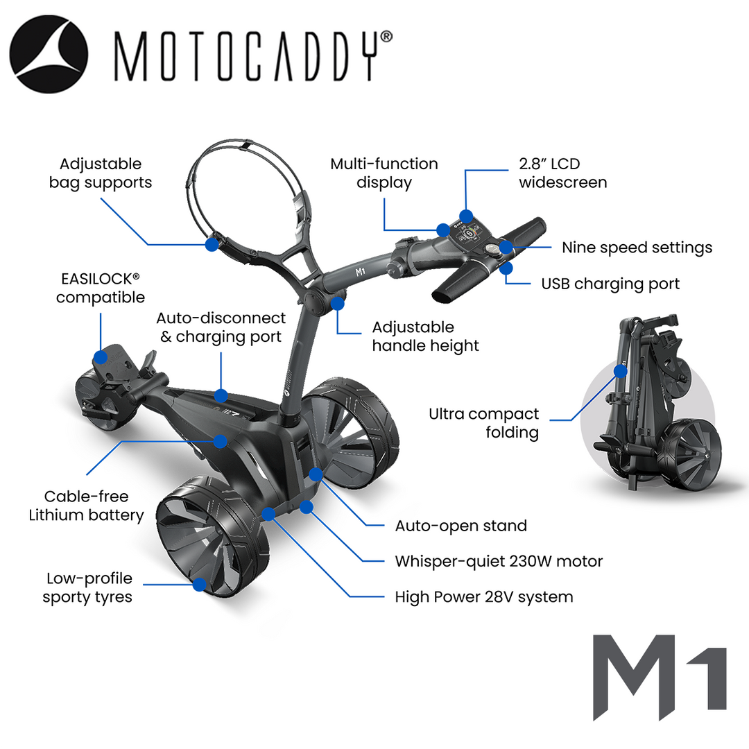 Motocaddy-M1-Electric-Trolley-Features