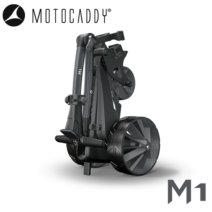 Motocaddy-M1-Electric-Trolley-Folded-Angle