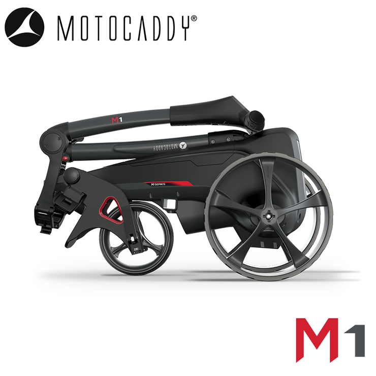 Motocaddy-M1-Electric-Trolley-Folded-Side