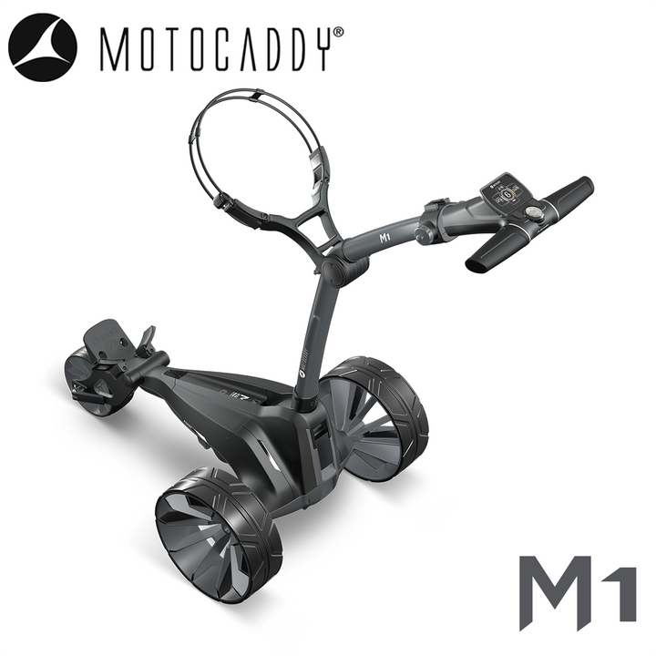 Motocaddy-M1-Electric-Trolley-High-Angle