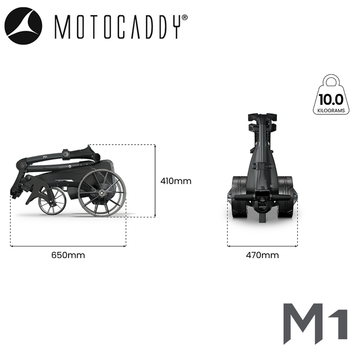 Motocaddy-M1-Electric-Trolley-Specifications