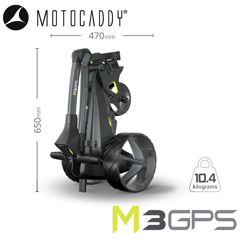 Motocaddy-M3-GPS-Electric-Trolley-Specifications