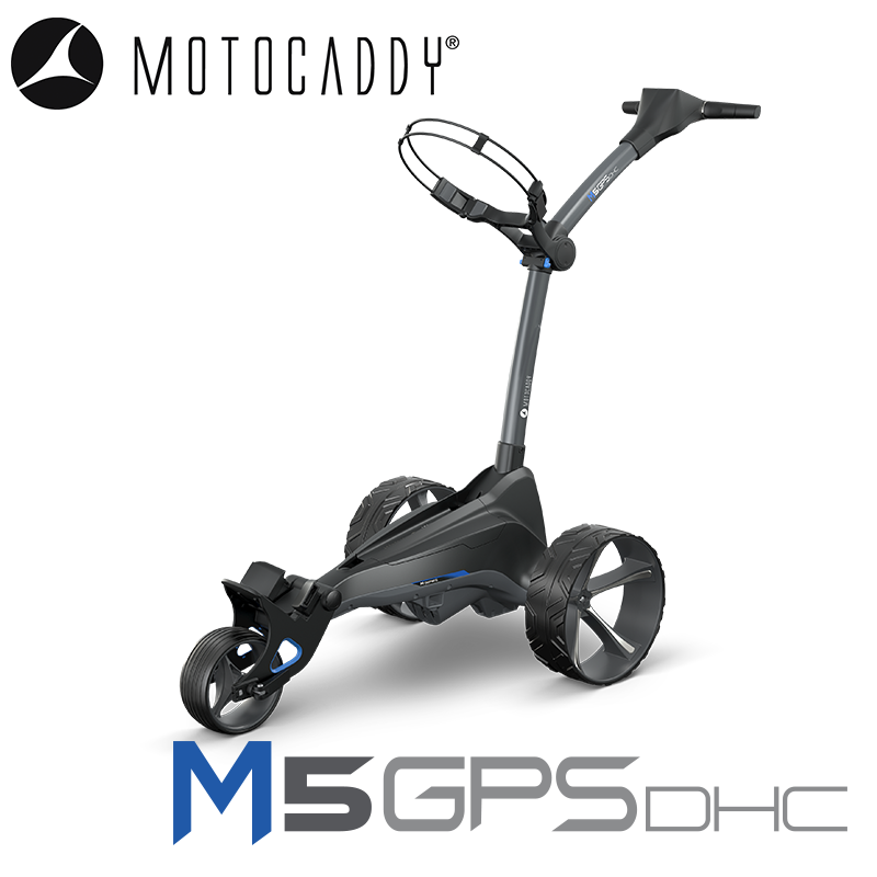 Motocaddy-M5-GPS-DHC-Electric-Trolley-Angled