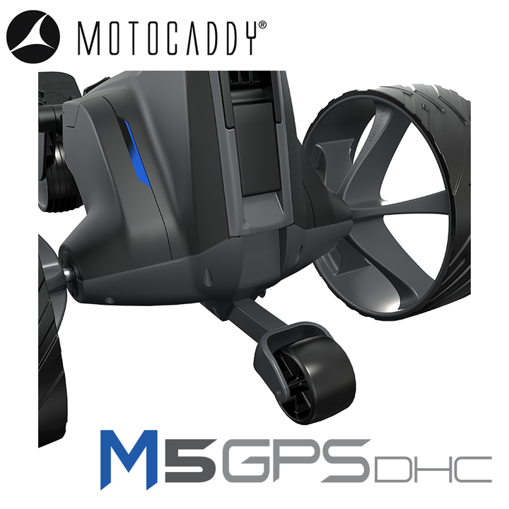 Motocaddy-M5-GPS-DHC-Electric-Trolley-Anti-Tip-Wheel