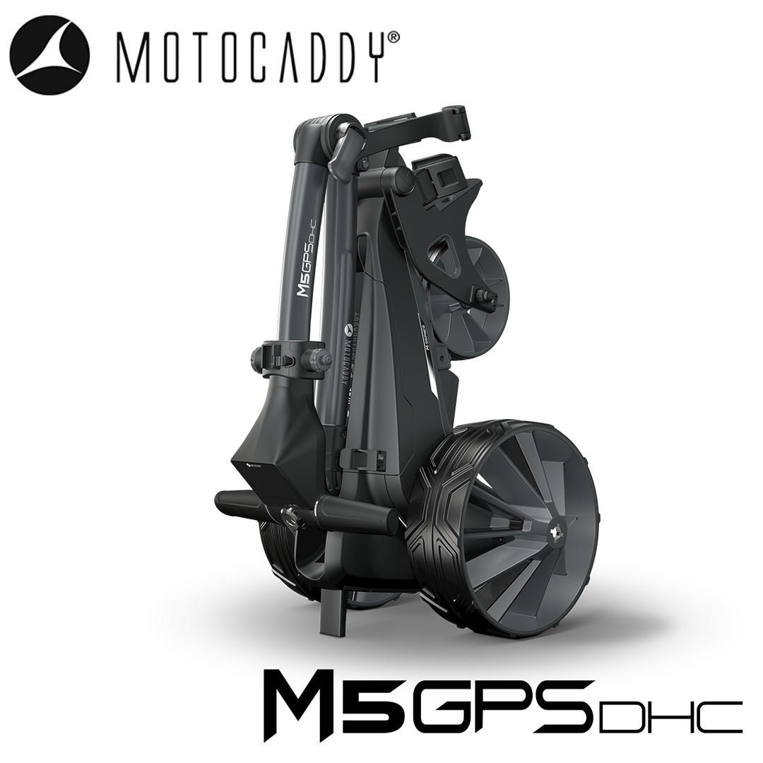 Motocaddy-M5-GPS-DHC-Electric-Trolley-Folded-Angle