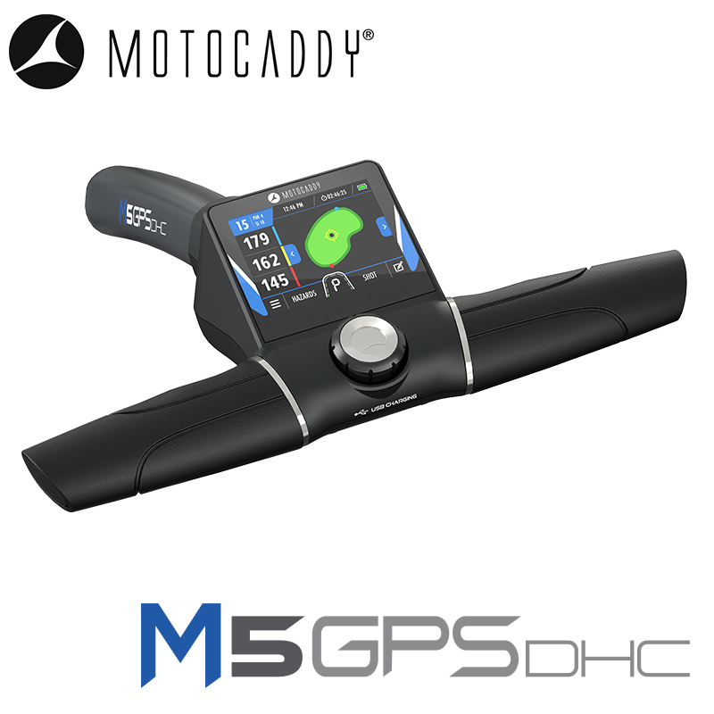 Motocaddy-M5-GPS-DHC-Electric-Trolley-Handle