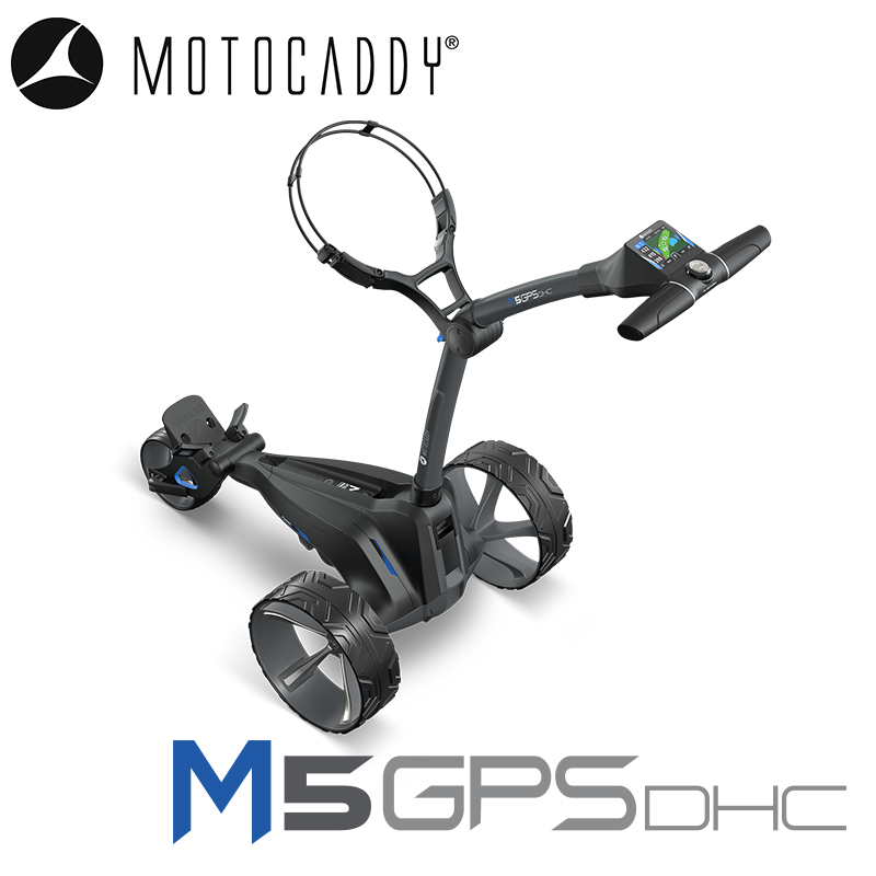 Motocaddy-M5-GPS-DHC-Electric-Trolley-High-Angle