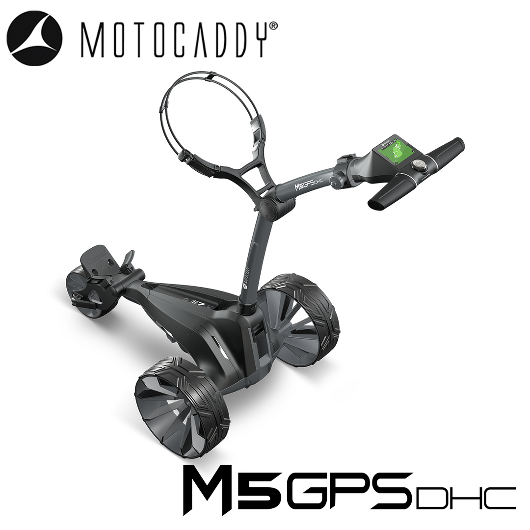 Motocaddy-M5-GPS-DHC-Electric-Trolley-High-Angle