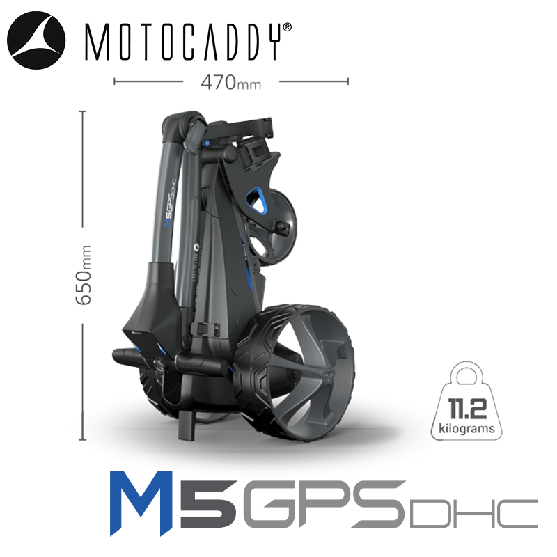 Analyzing image  Motocaddy-M5-GPS-DHC-Electric-Trolley-Specifications