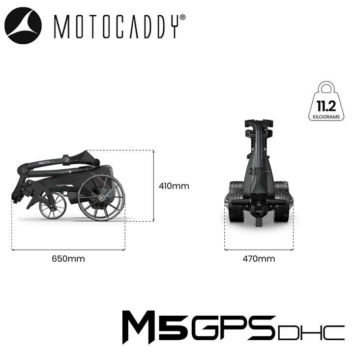Motocaddy-M5-GPS-DHC-Electric-Trolley-Specifications