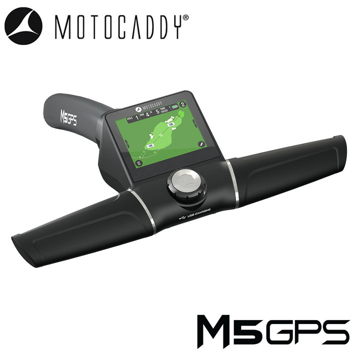 Motocaddy-M5-GPS-Electric-Trolley-Handle-3