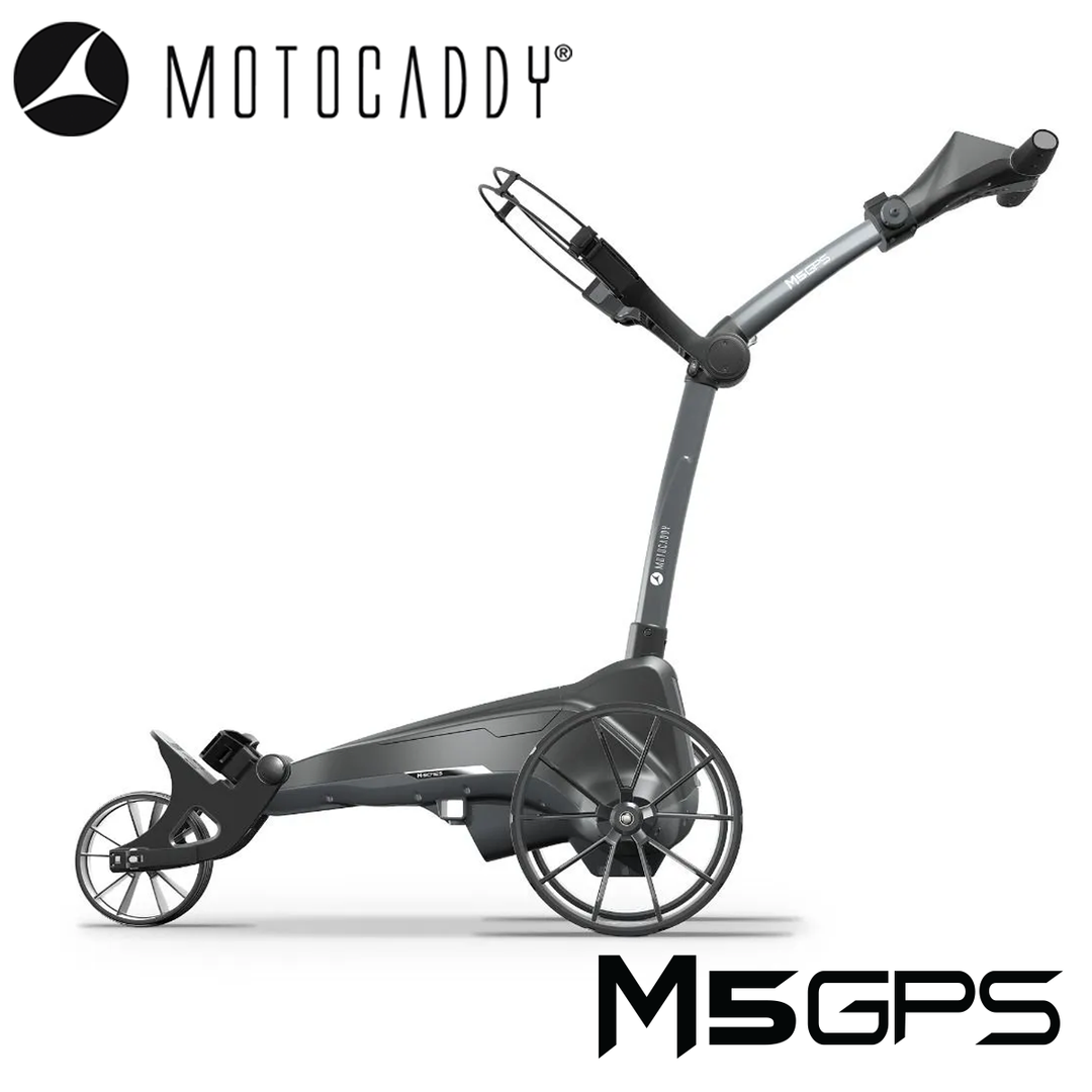 Motocaddy-M5-GPS-Electric-Trolley-Side