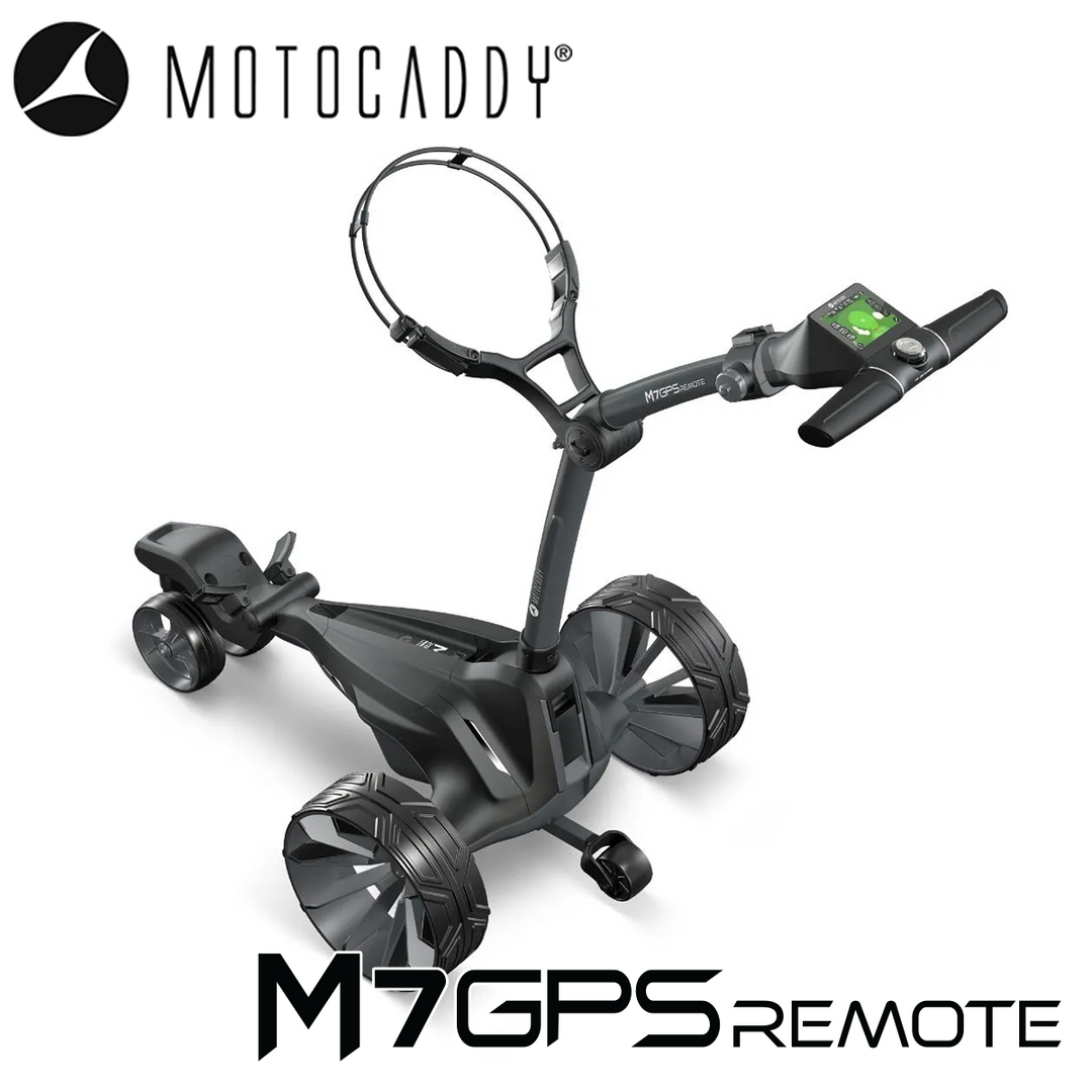 Motocaddy-M7-GPS-Remote-Electric-Trolley-High-Angle
