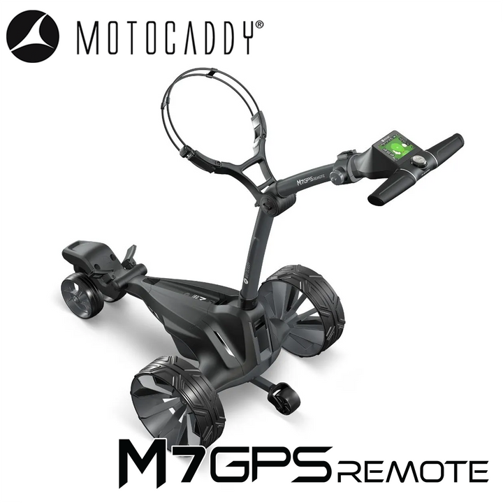 Motocaddy-M7-GPS-Remote-Electric-Trolley-High-Angle