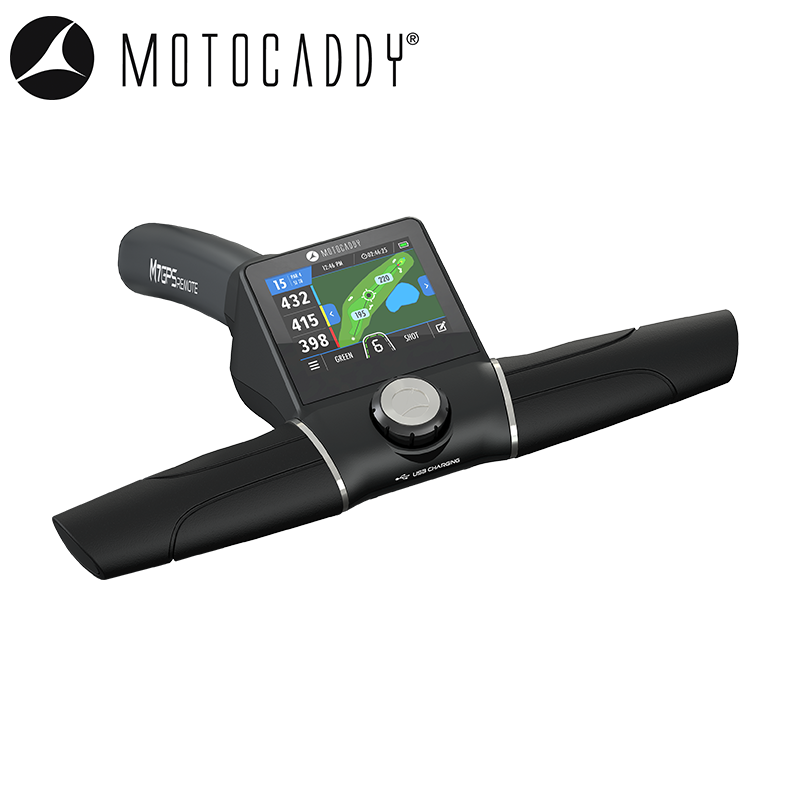 Motocaddy-M7-GPS-Remote-Graphite-Handle-Full-Hole-View