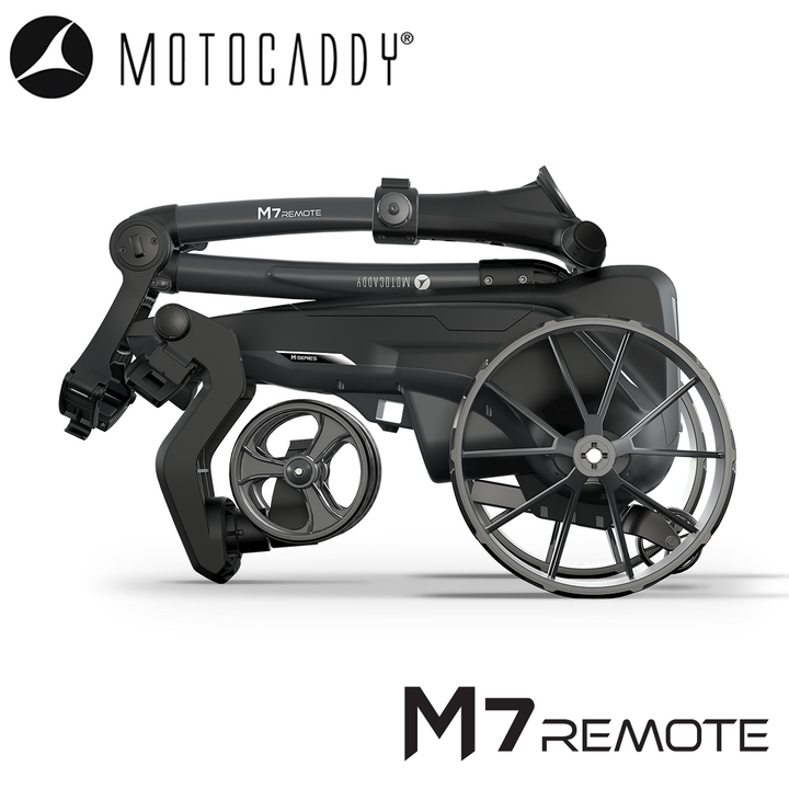 Motocaddy-M7-Remote-Electric-Trolley-Folded-Side