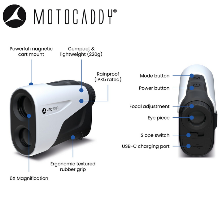 Motocaddy-Pro5000-Laser-Rangefinder-Features