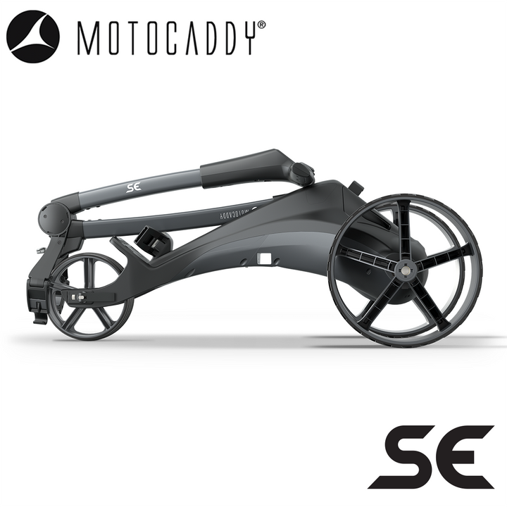 Motocaddy-SE-Electric-Trolley-Graphite-Folded-Side