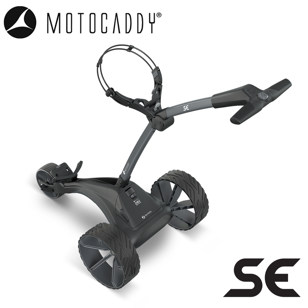 Motocaddy-SE-Electric-Trolley-Graphite-High-Angled