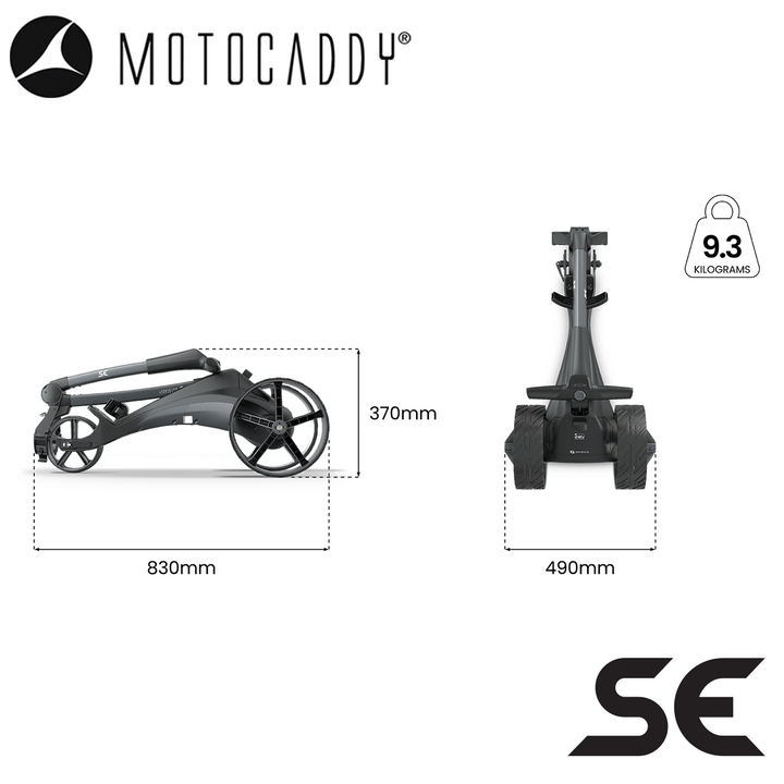 Motocaddy-SE-Electric-Trolley-Graphite-Specifications