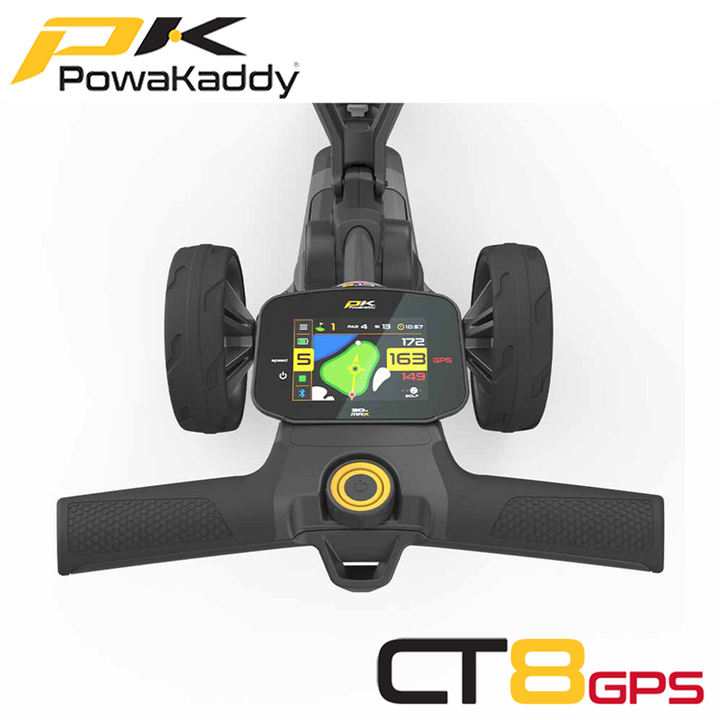 Powakaddy-CT8-GPS-Premium-Gunmetal-Handle