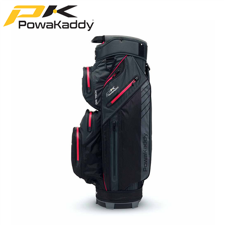 Powakaddy-Dri-Tech-Cart-Bag-Gun-Metal-Pink-Side