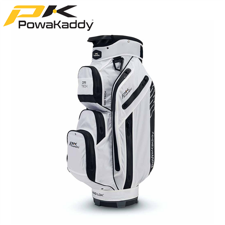 Powakaddy-Dri-Tech-Cart-Bag-White-Angled