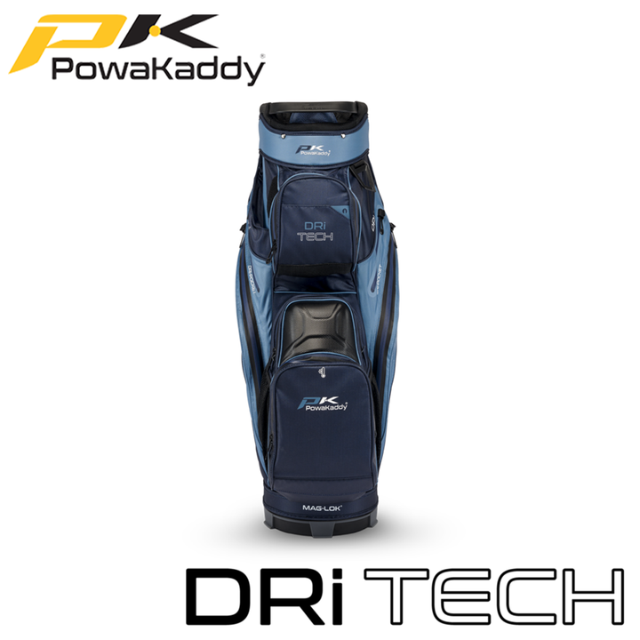 Powakaddy-Dri-Tech-Golf-Bag-Navy-Blue-Front