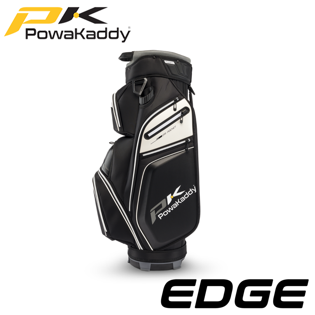 Powakaddy-Edge-Golf-Bag-Gunmetal-White-Side