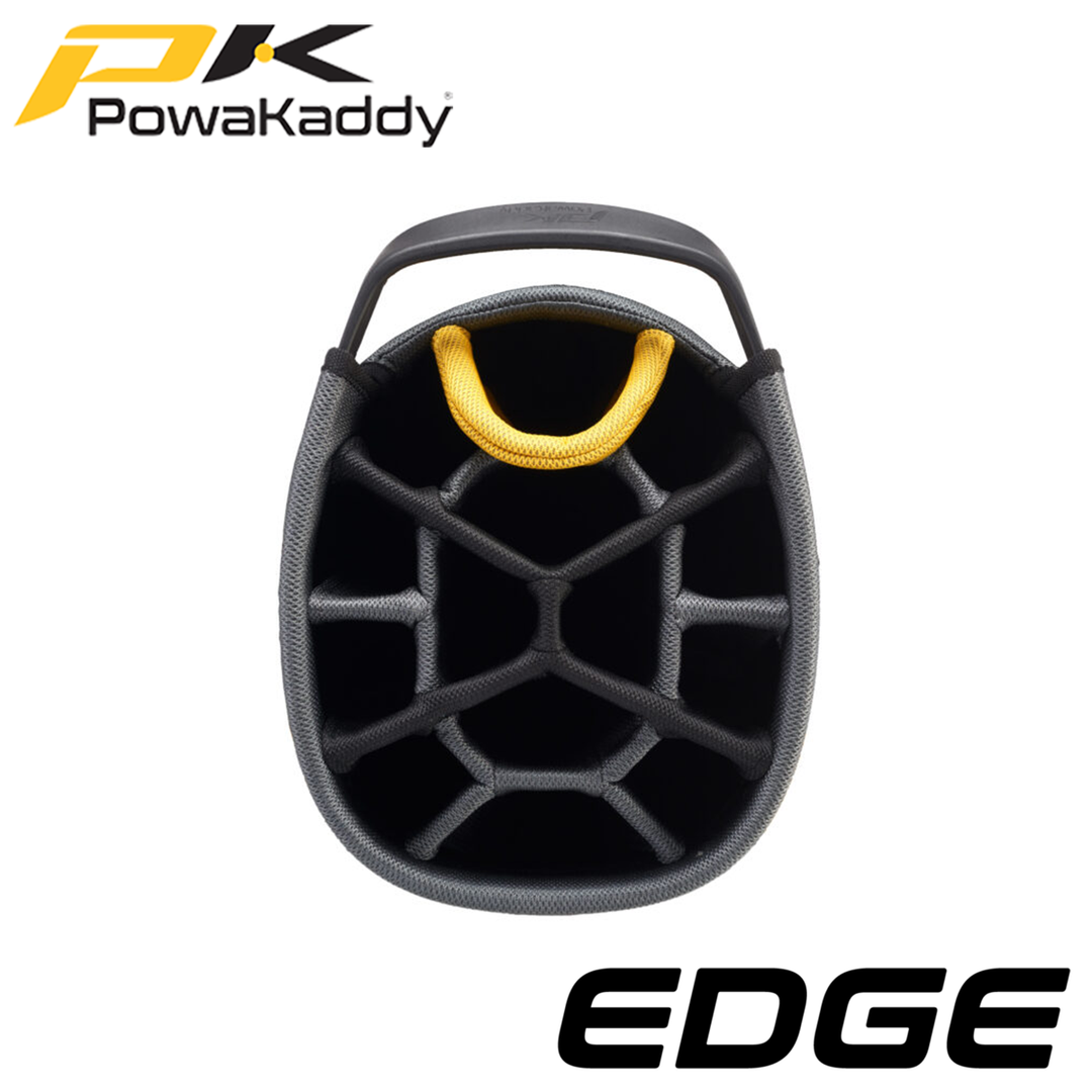 Powakaddy-Edge-Golf-Bag-Gunmetal-Yellow-Divider