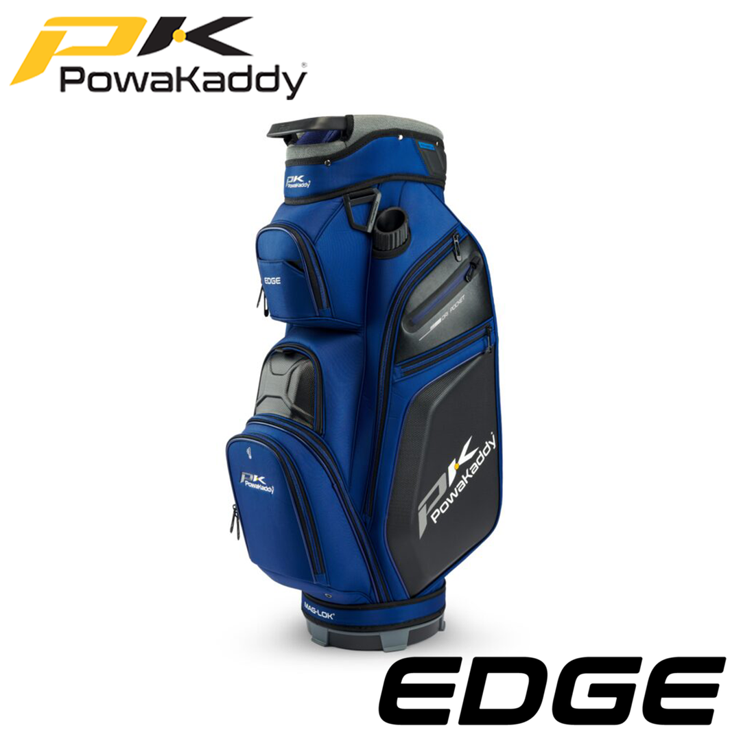 Powakaddy-Edge-Golf-Bag-Navy-Blue-Black-Angle